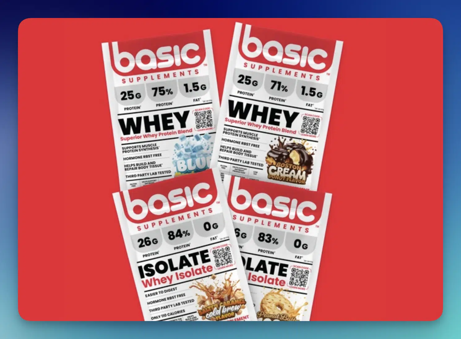 Basic Supplements — Free Whey Protein Sample