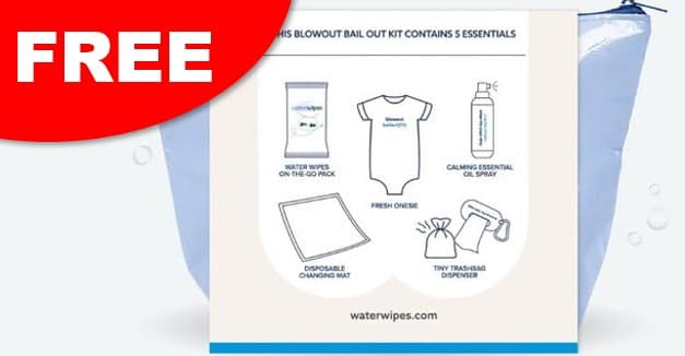 WaterWipes — Free Baby Blowout Bail Out Kit