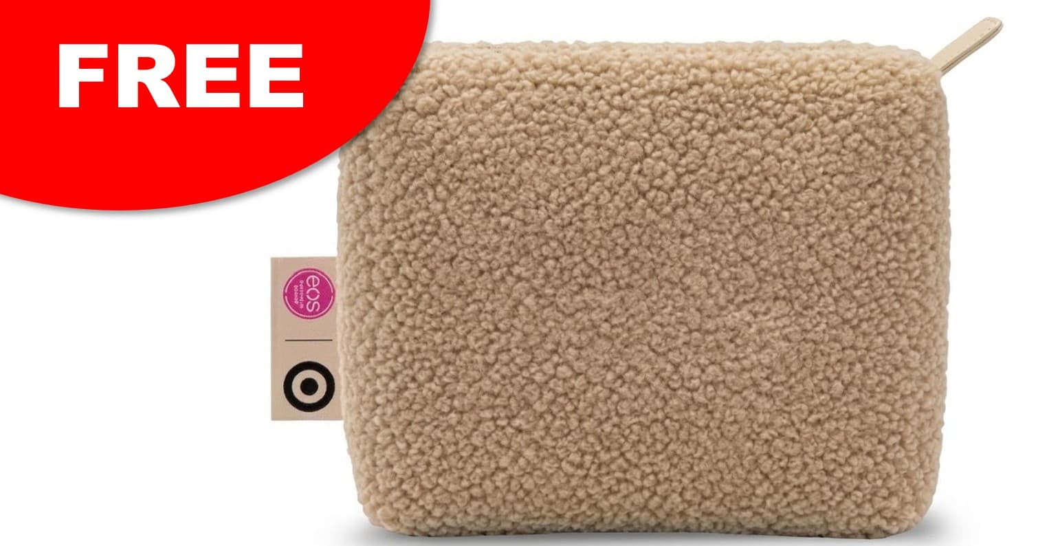 EOS x Target — Free Sherpa Zip Pouch